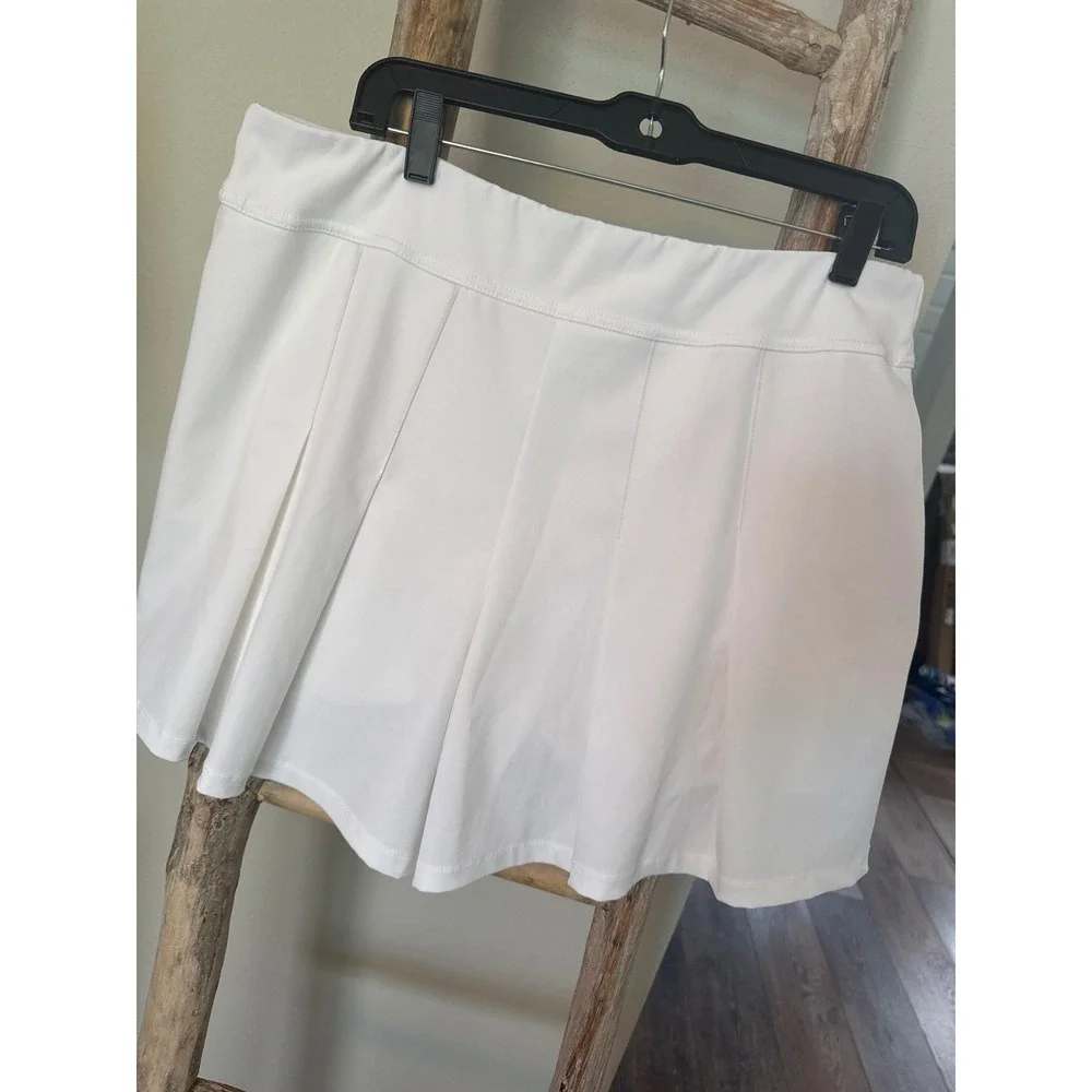 Lilly Pulitzer Luxletic Priska Skort UPF 50+ Resort White Tennis Golf Size 14